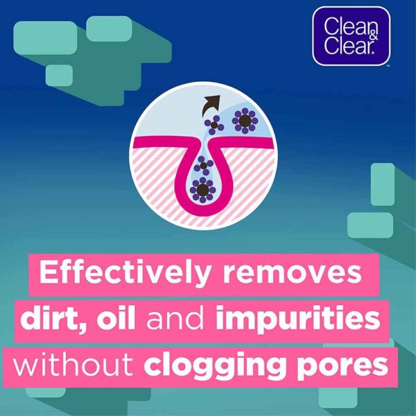 Clean & Clear Oil Free Deep Action Cream Wash (150ml) - Image 3