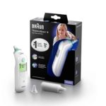 Braun ThermoScan 6 Ear Thermometer (Professional Accuracy; Colour-Coded Display; Night Light; Easy to Use; for The Whole Family Including Newborns)