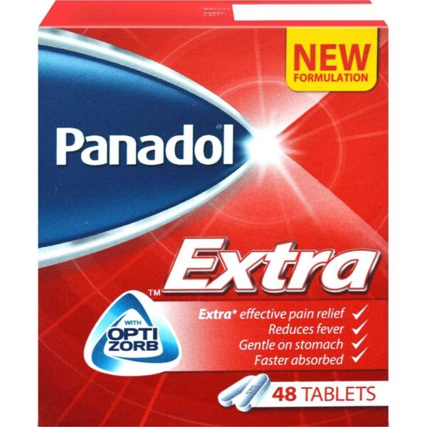 Panadol Extra with Optizorb 48 Tablets